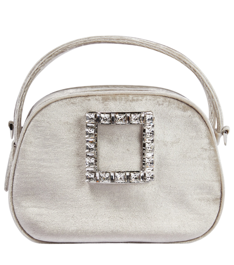 Roger Vivier Viv' Ladybug velvet shoulder bag