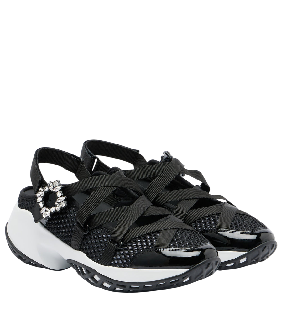 Roger Vivier Viv' Run embellished sneakers