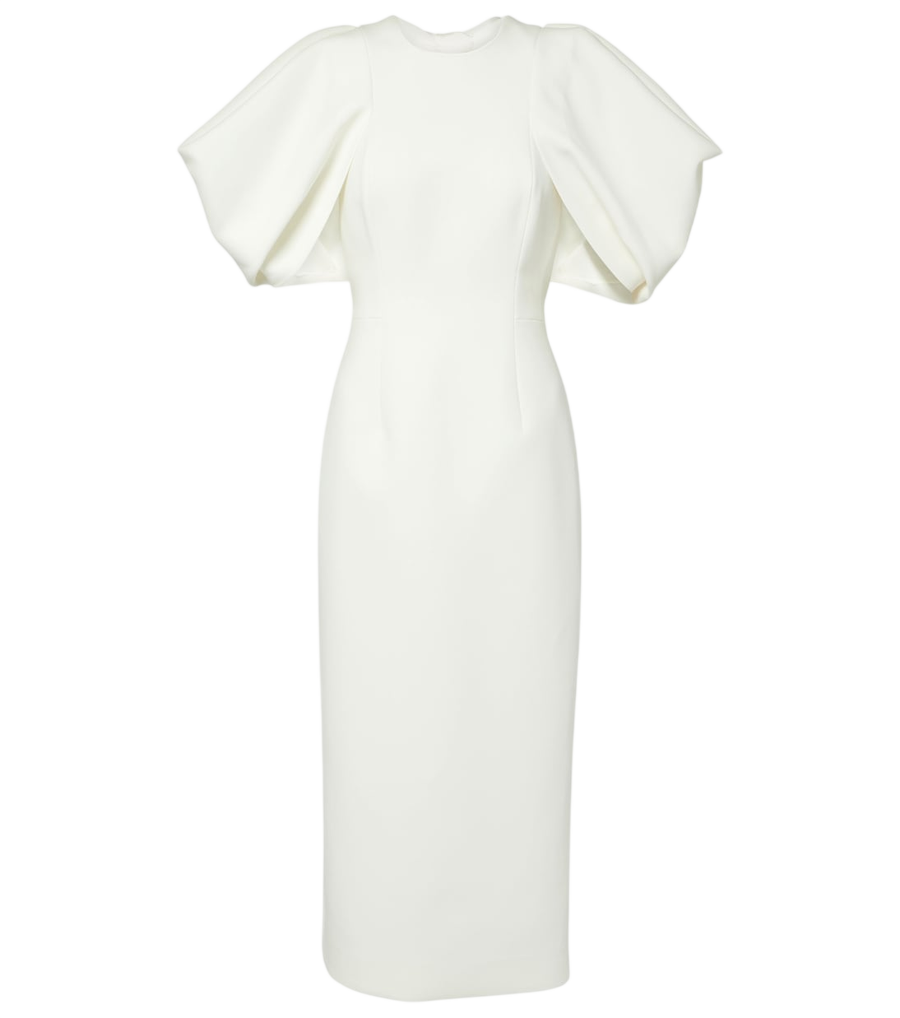 Robe midi en crêpe Calita de Roksanda Bridal