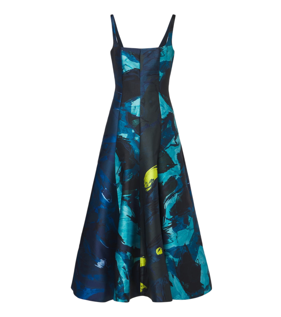 Roksanda Zelia printed gathered midi dress