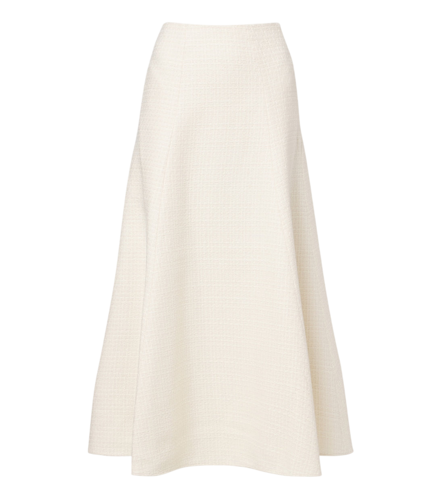 Roland Mouret Bouclé midi skirt