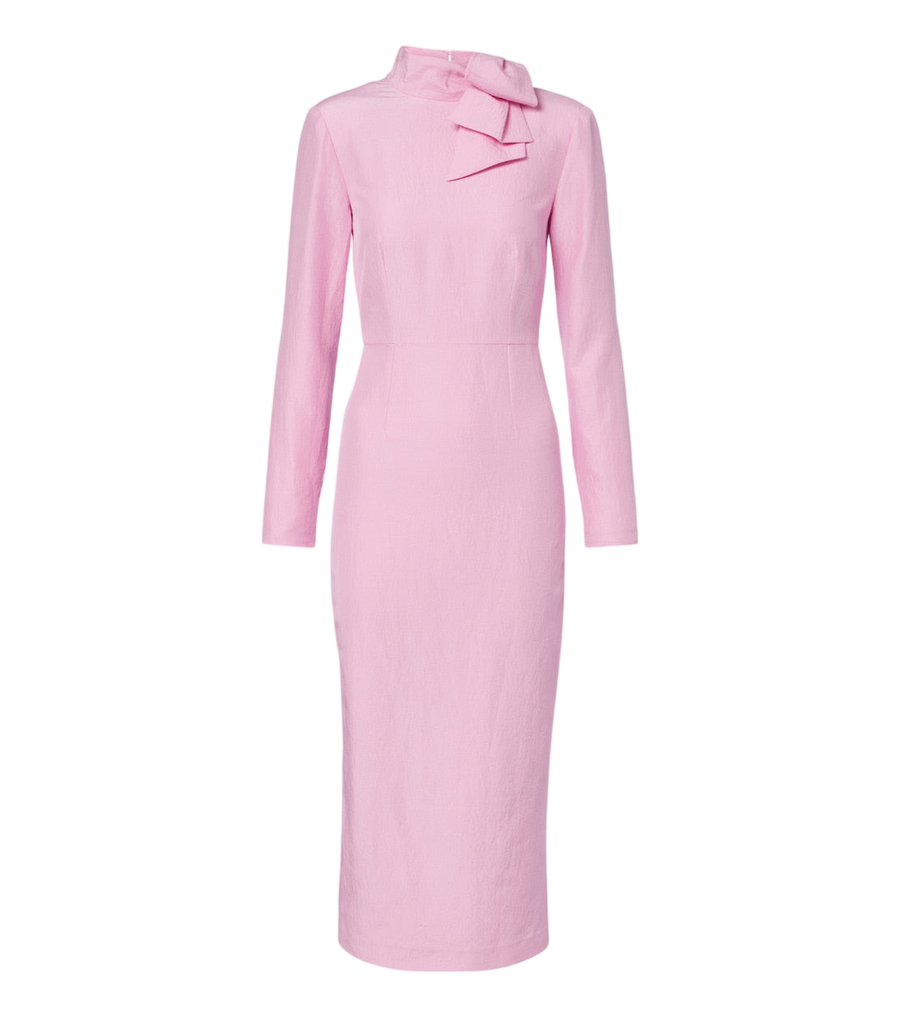 Roland Mouret Abito da cocktail in jacquard con fiocco