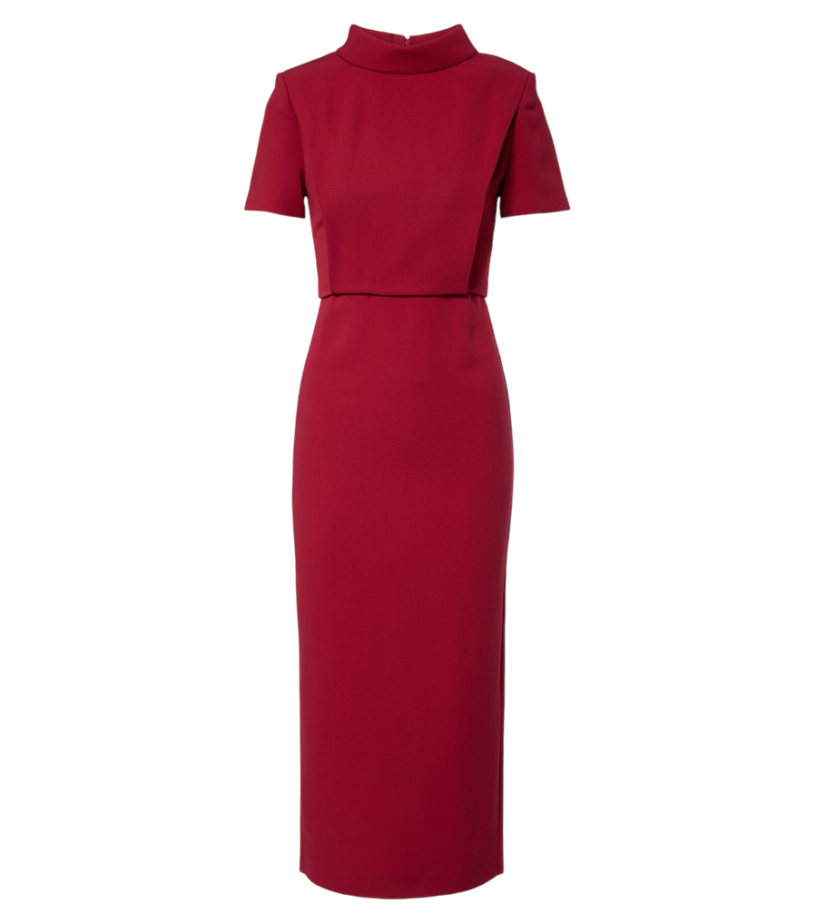 Robe midi Cady Roland Mouret