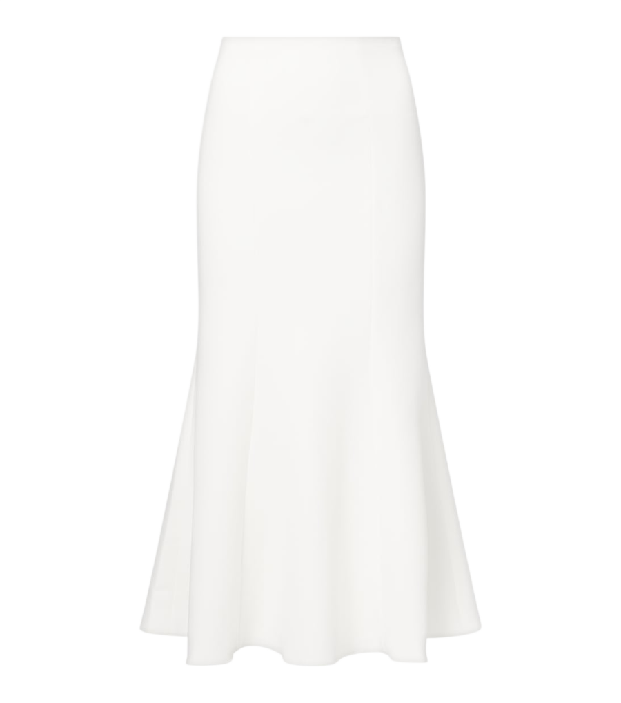 Falda midi de crepé de Roland Mouret