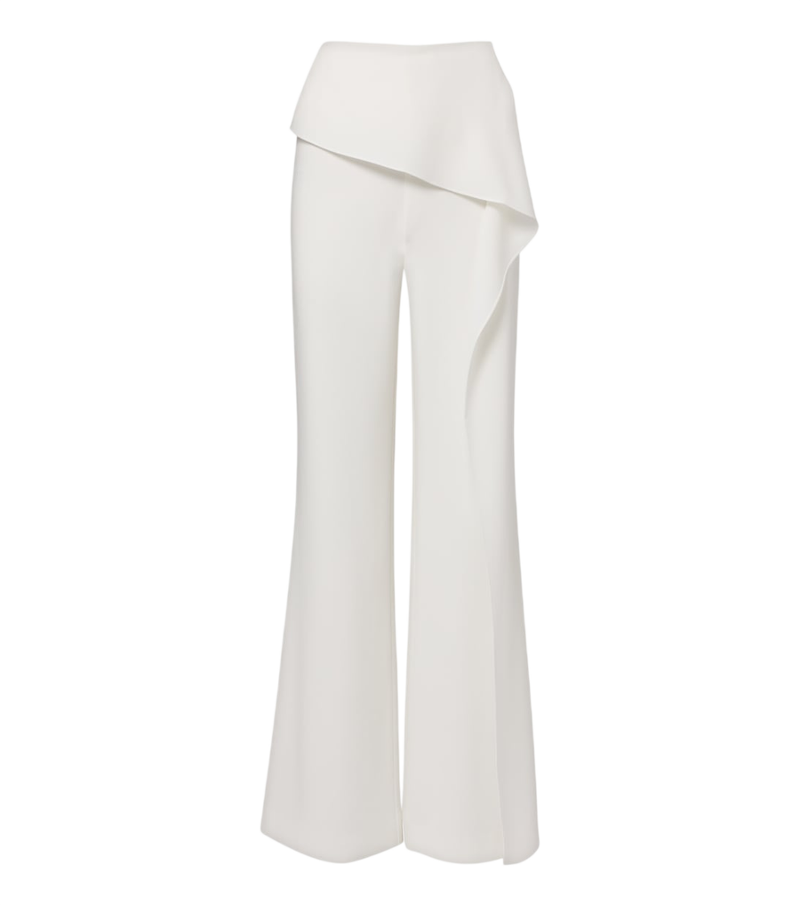 Roland Mouret Draped flared pants