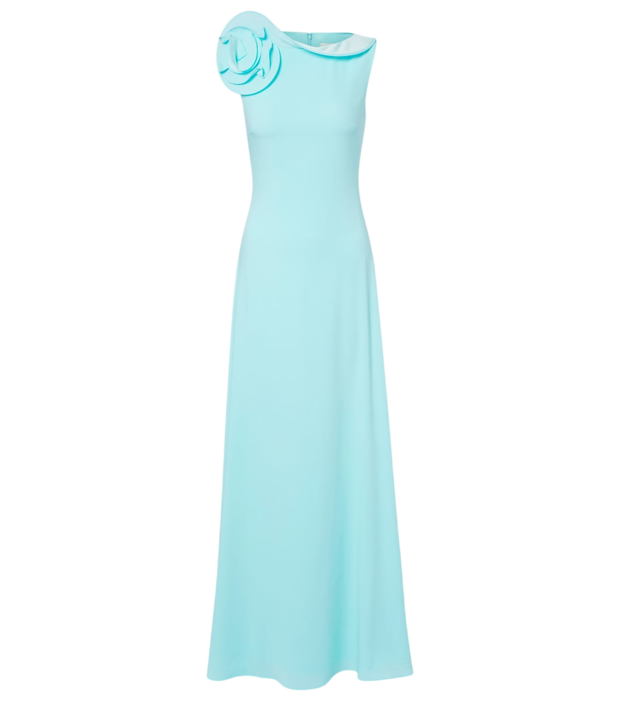 Roland Mouret Floral-appliqué gown