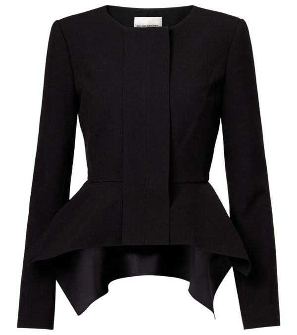 Roland Mouret Peplum crêpe jacket