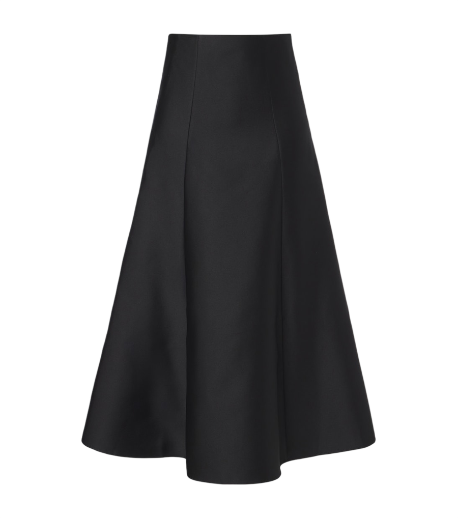 Roland Mouret Taffeta midi skirt