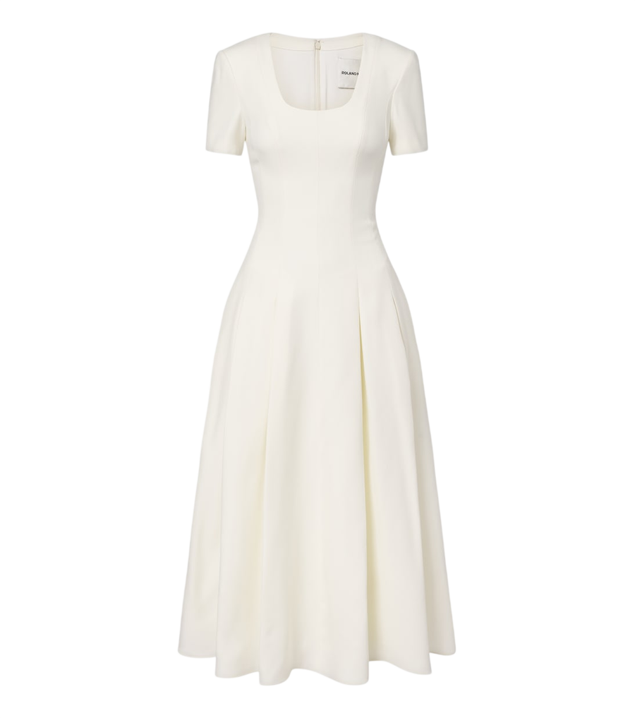 Roland Mouret Vestido de cocktail em lã e seda
