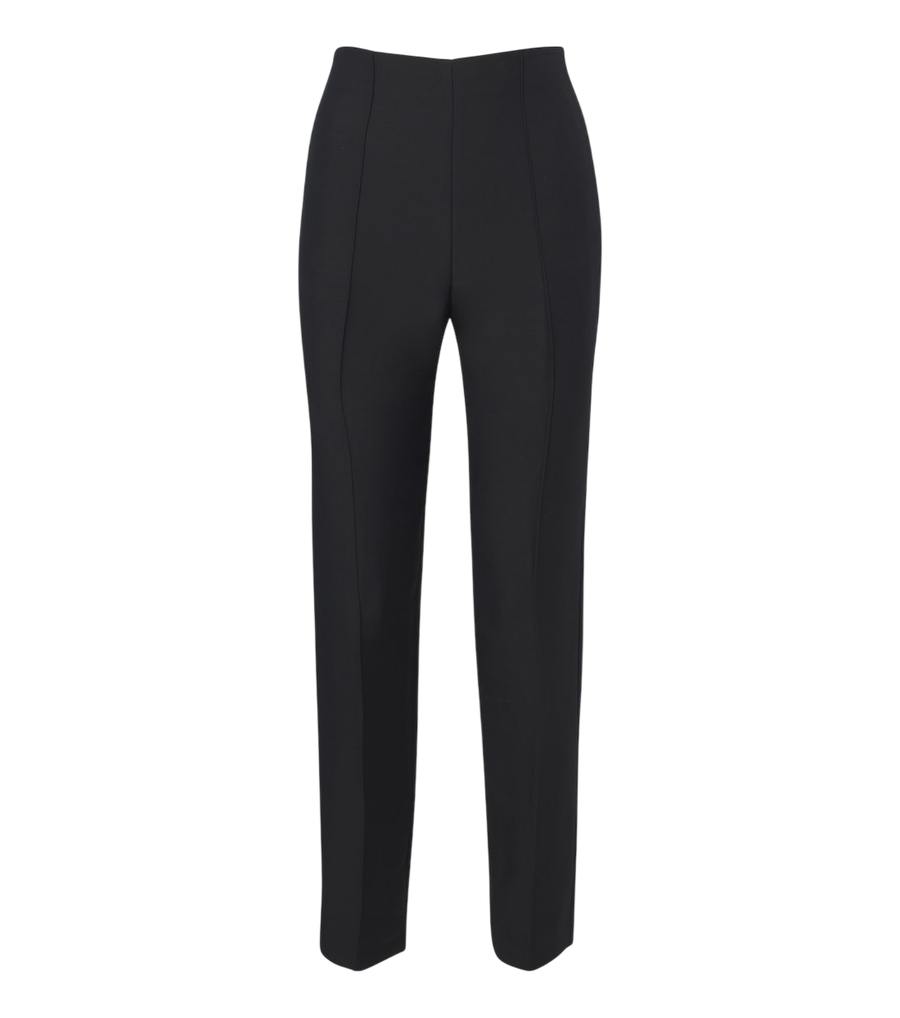 Roland Mouret Wool and silk cropped slim pants