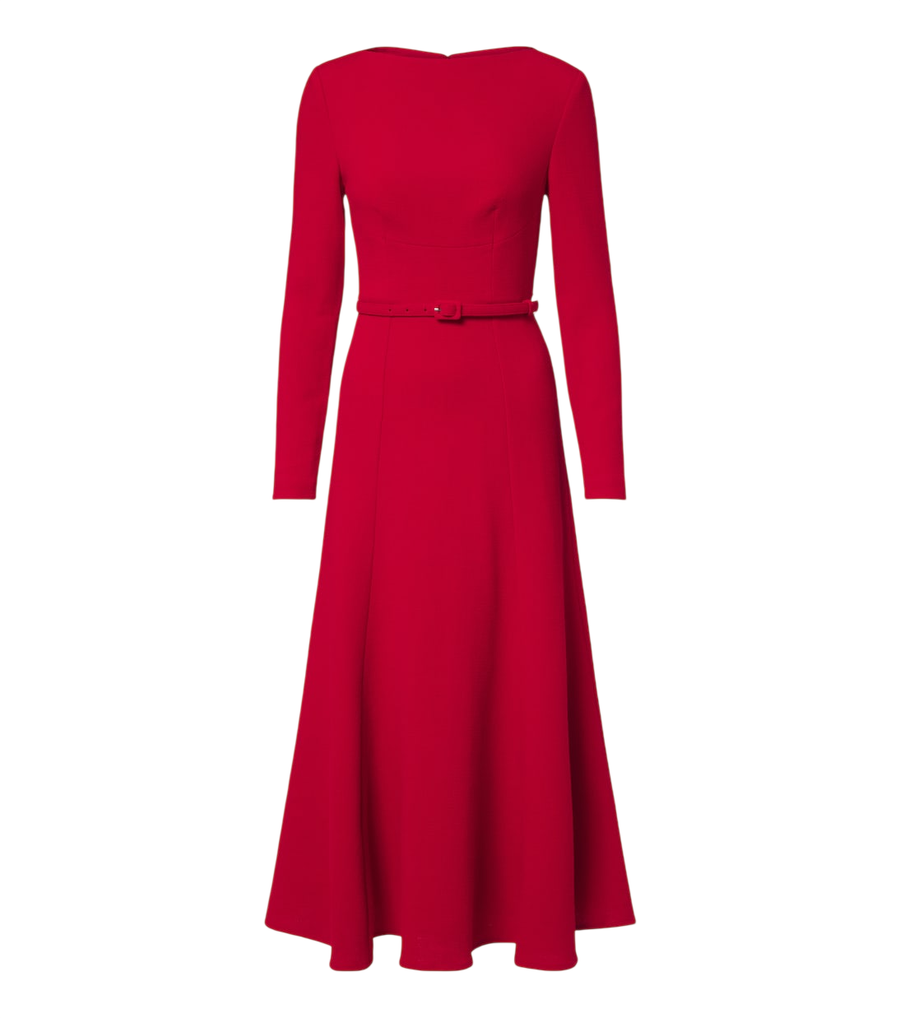 Vestido de cóctel Roland Mouret de crepé de lana