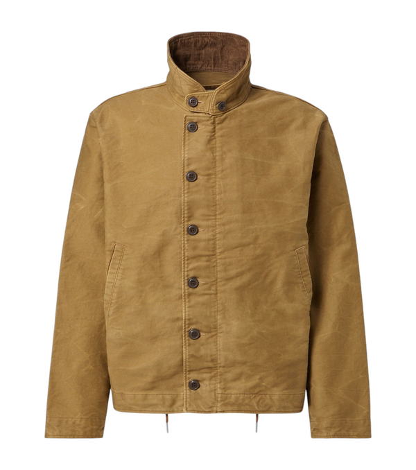 RRL Corduroy-trimmed cotton jacket