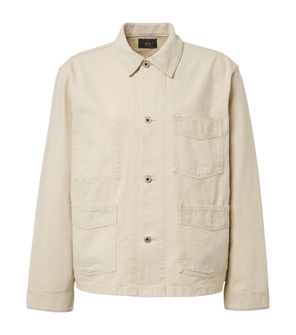RRL Corduroy-trimmed denim jacket