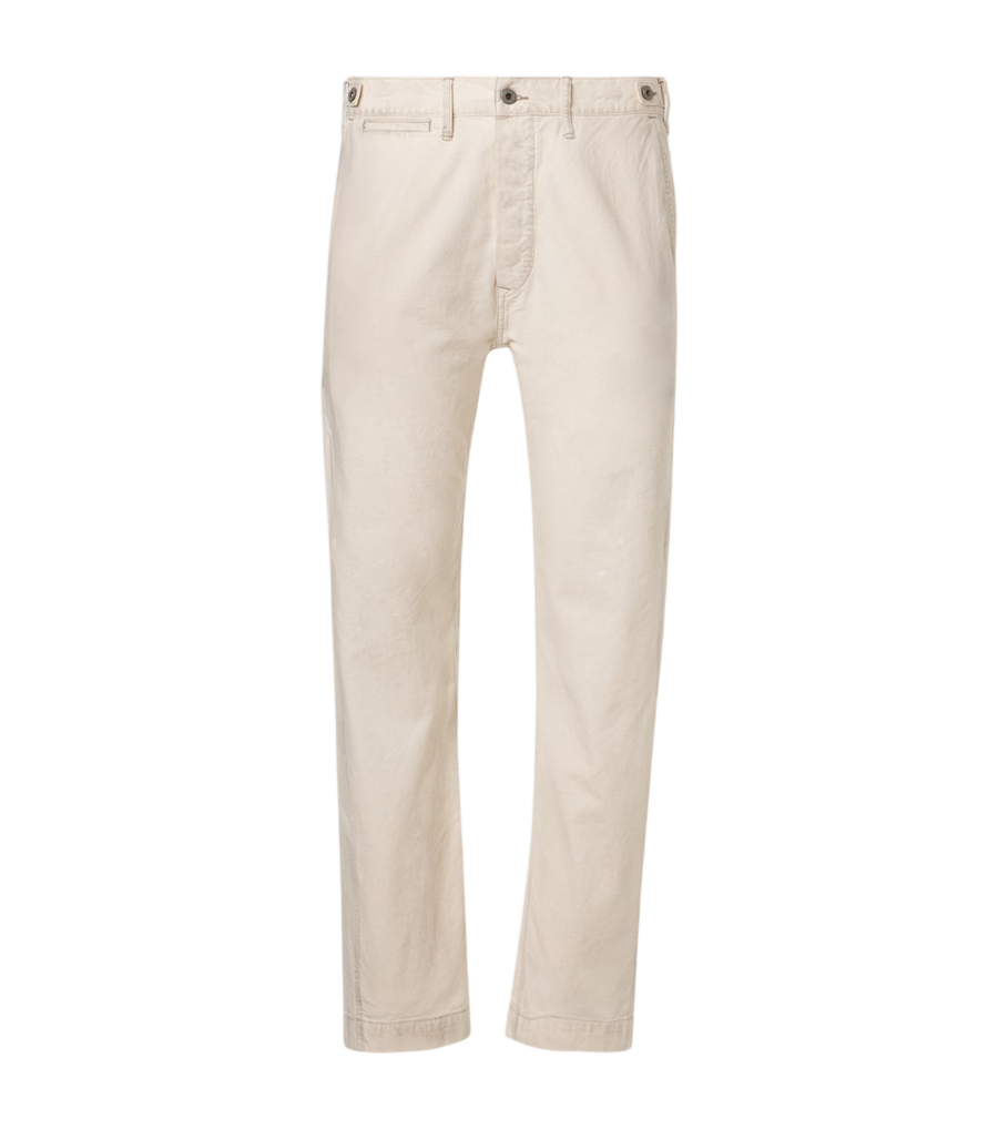 RRL Cotton canvas straight pants