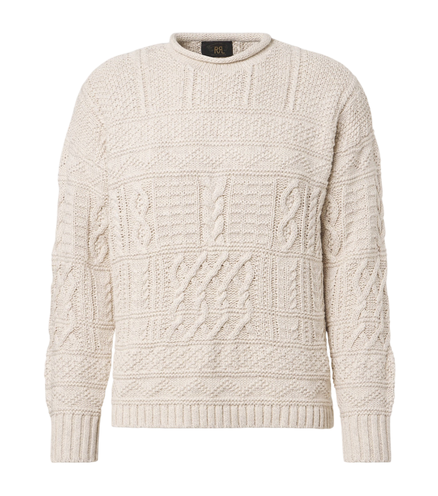 RRL Cotton, linen, and silk sweater