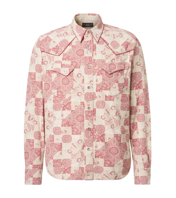 RRL Printed cotton shirt