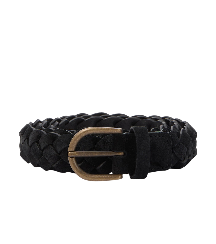 Rubinacci Braided suede belt
