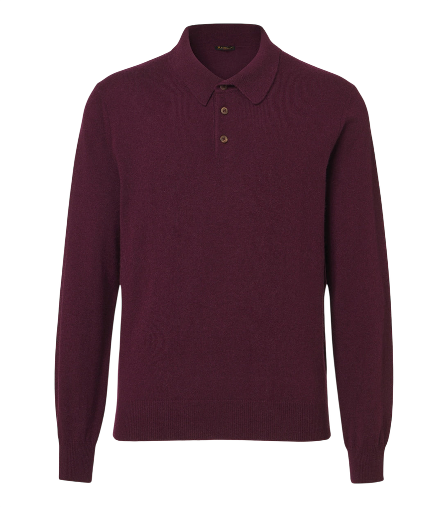 Rubinacci Cashmere polo sweater