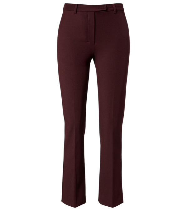 'S Max Mara Pantaloni dritti corti in misto cotone