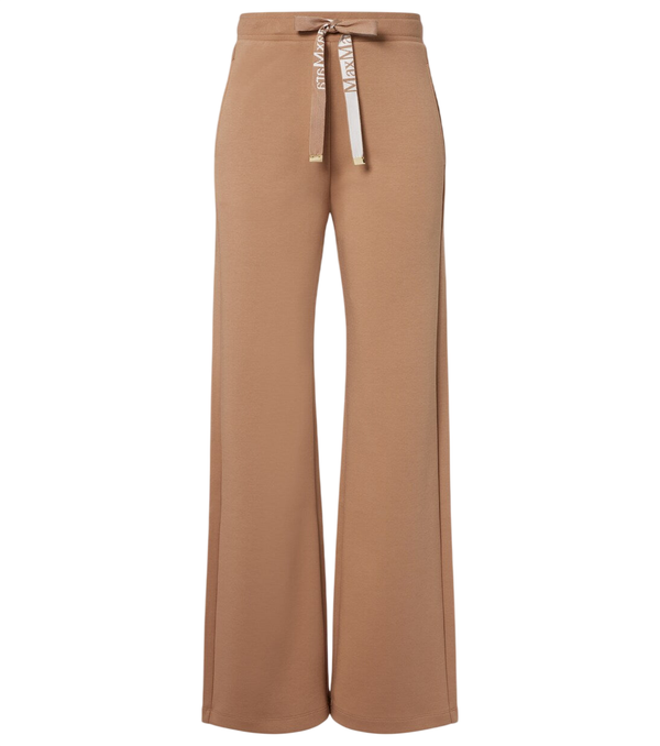 'S Max Mara Pantaloni della tuta a gamba larga in jersey misto cotone