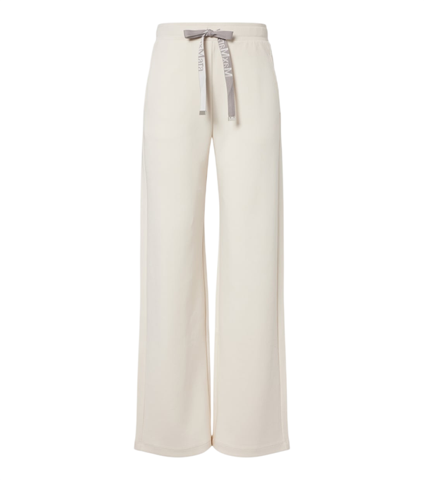 'S Max Mara Pantaloni della tuta a gamba larga in jersey misto cotone