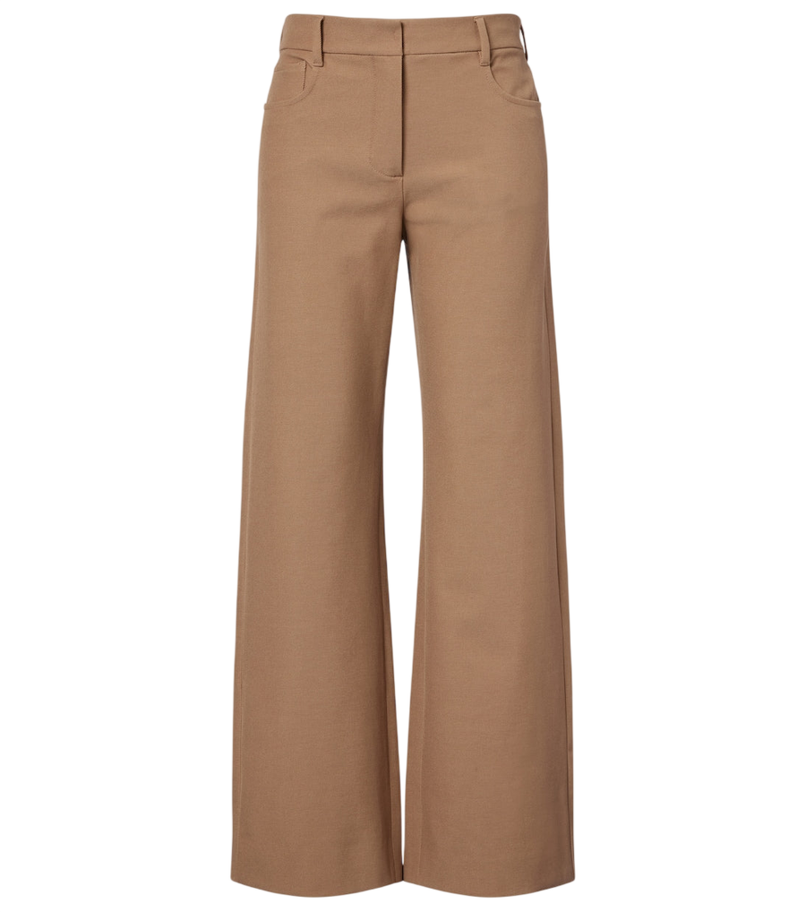 'S Max Mara Cotton-blend wide-leg pants