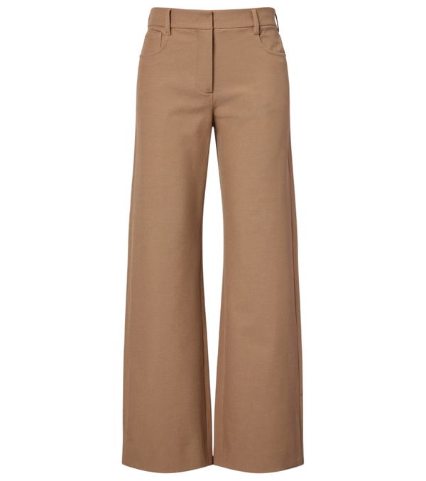 'S Max Mara Pantaloni a gamba larga in misto cotone
