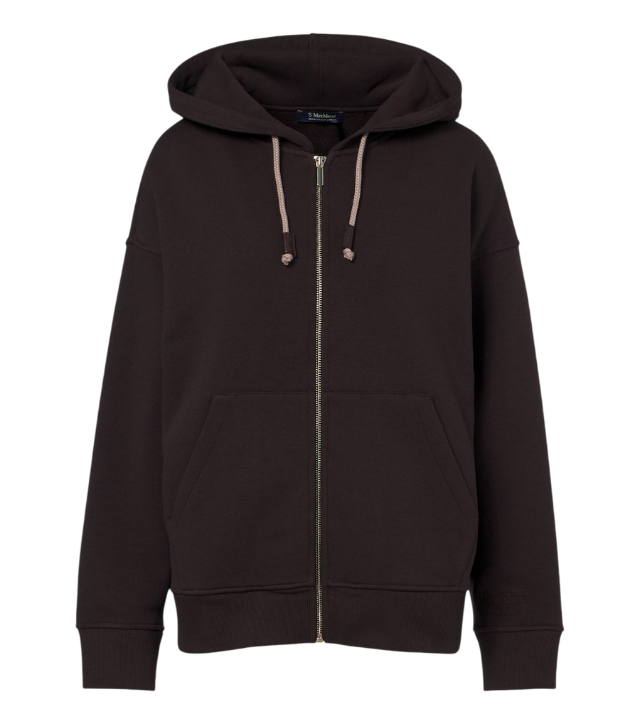 'S Max Mara Cotton-blend zip-up hoodie