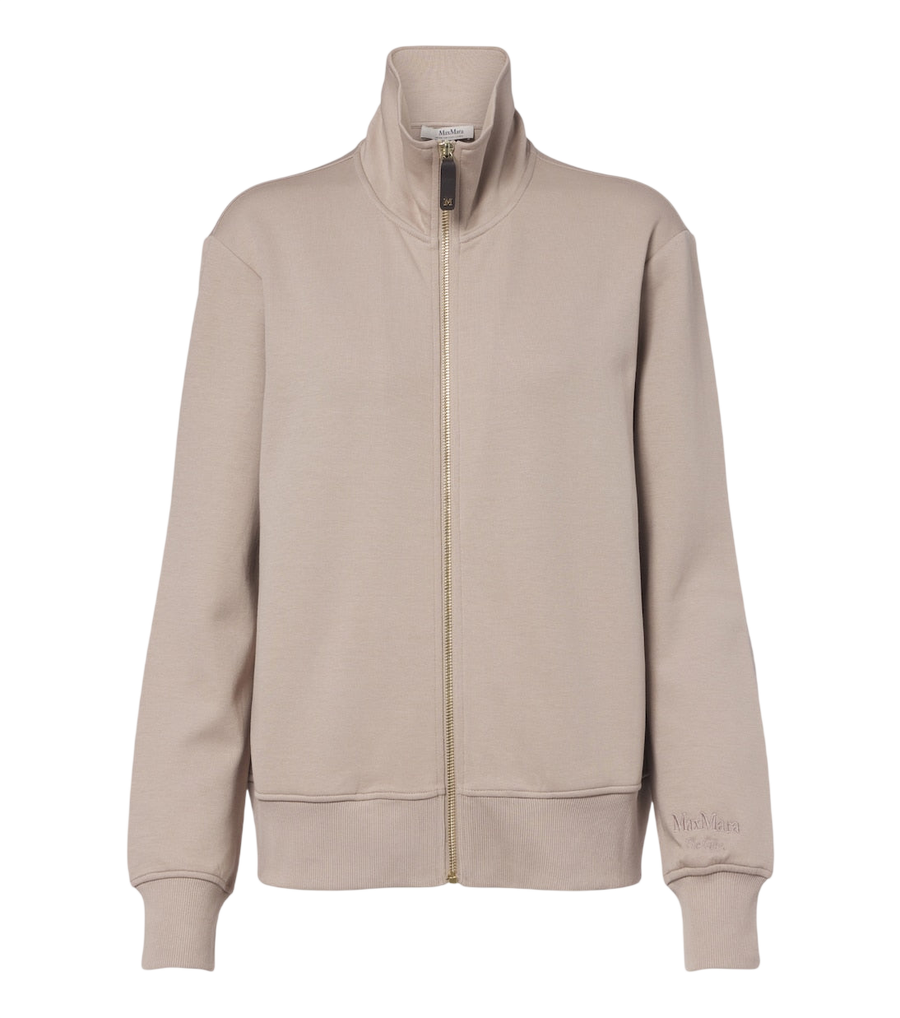 Sudadera con cremallera en mezcla de algodón de 'S Max Mara