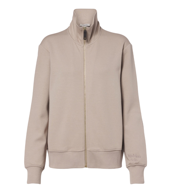'S Max Mara Felpa con zip in misto cotone