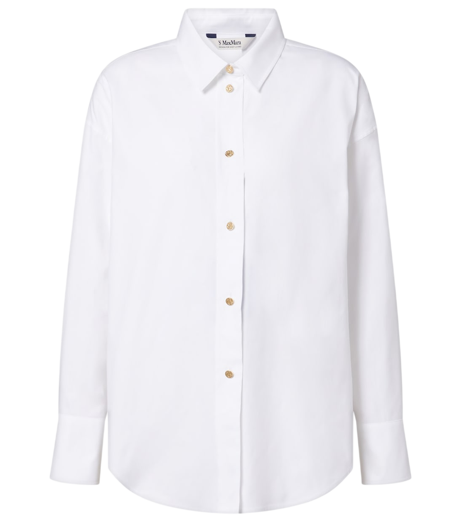 Chemise Oxford en popeline de coton 'S Max Mara