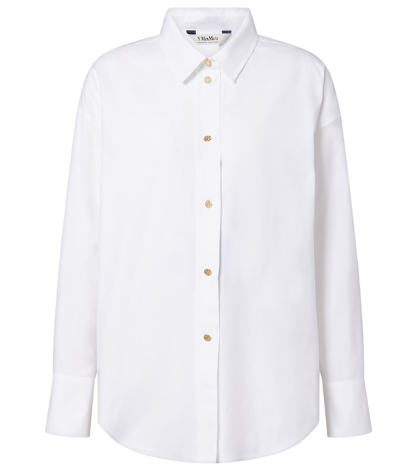 'S Max Mara Camicia Oxford in popeline di cotone