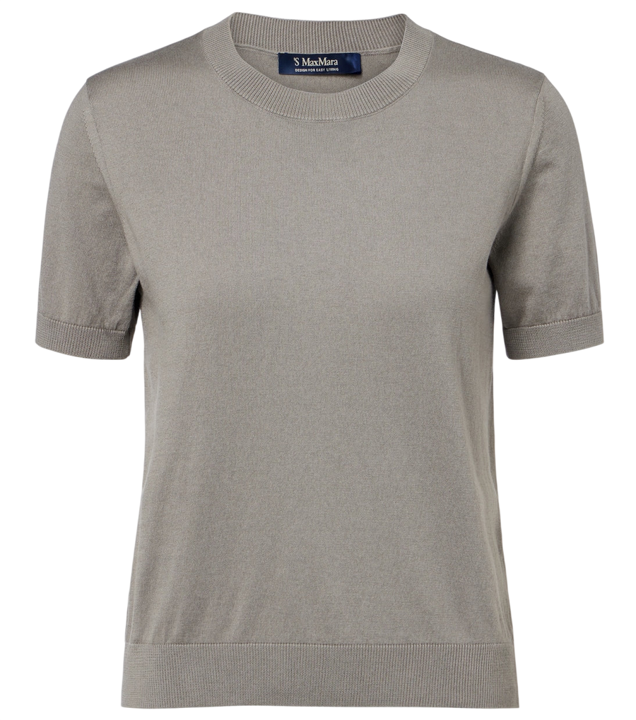 'S Max Mara Cotton, silk, and cashmere top