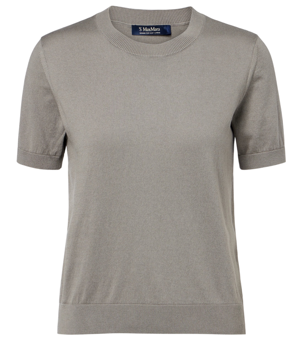 'S Max Mara Cotton, silk, and cashmere top
