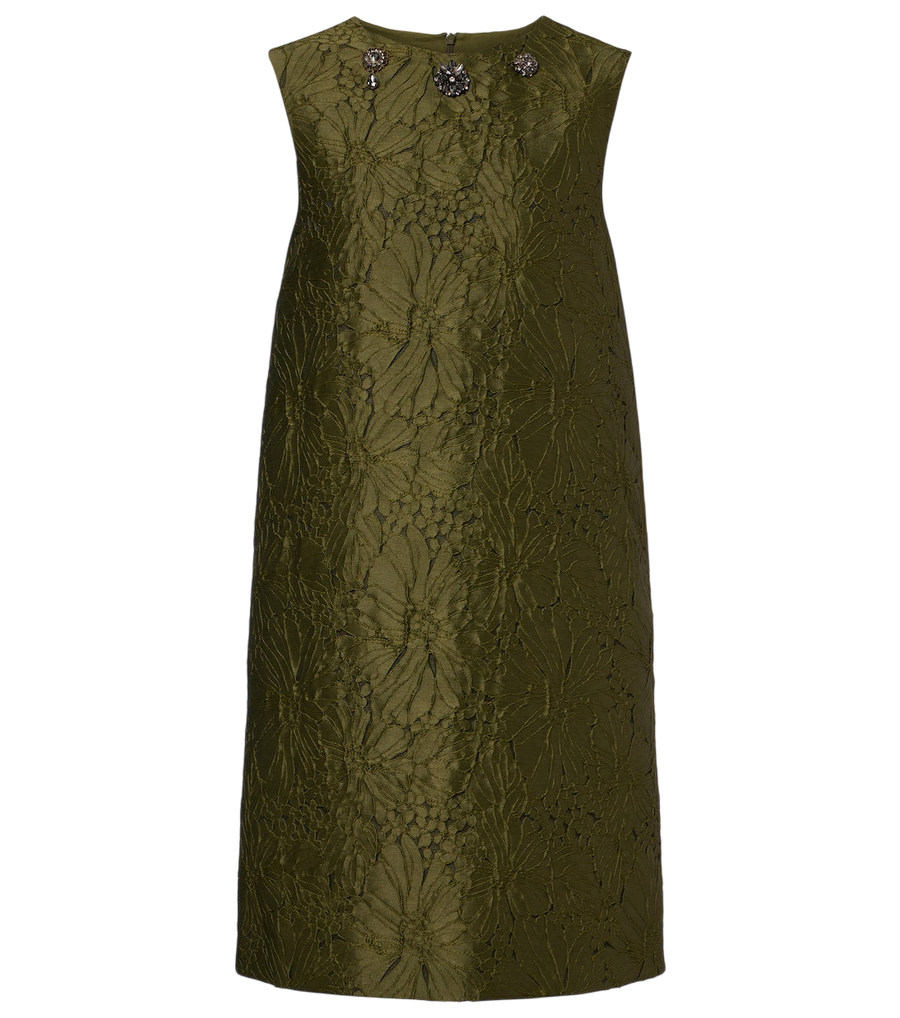 Mini-robe en jacquard floral ornée 'S Max Mara