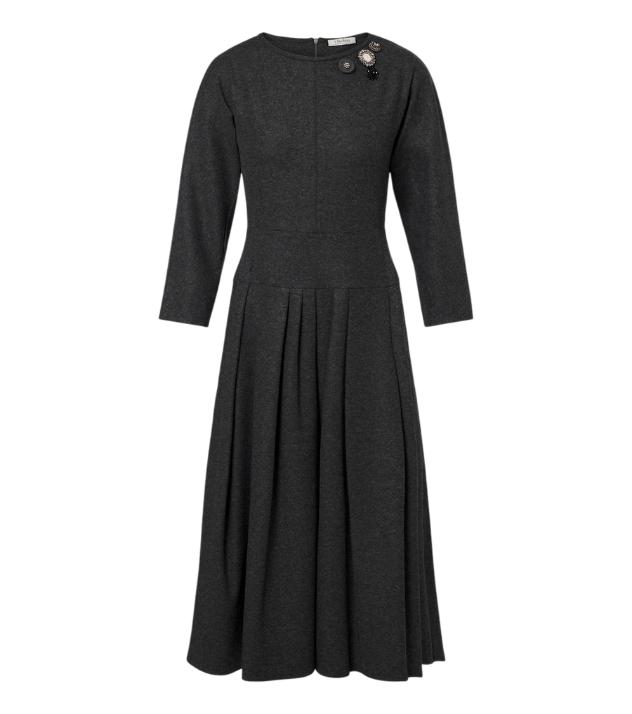 'S Max Mara Embellished mélange maxi dress