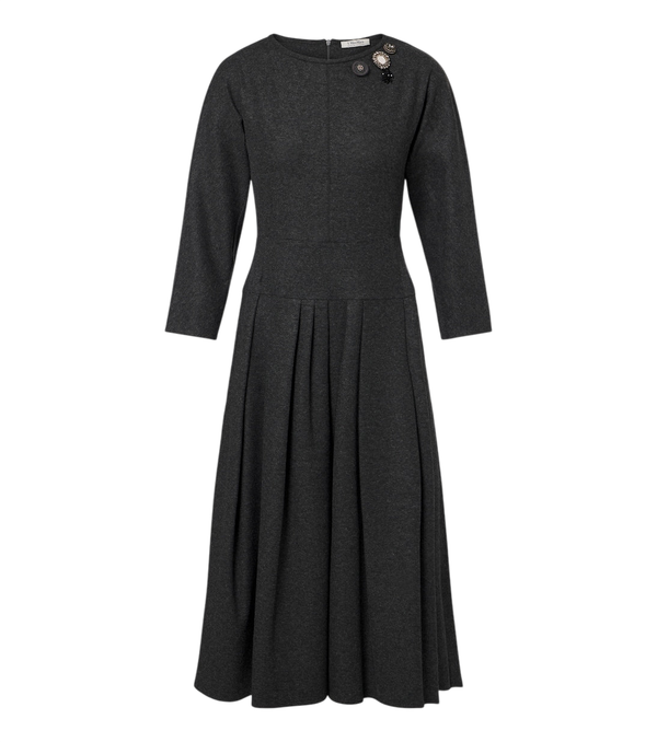 'S Max Mara Embellished mélange maxi dress