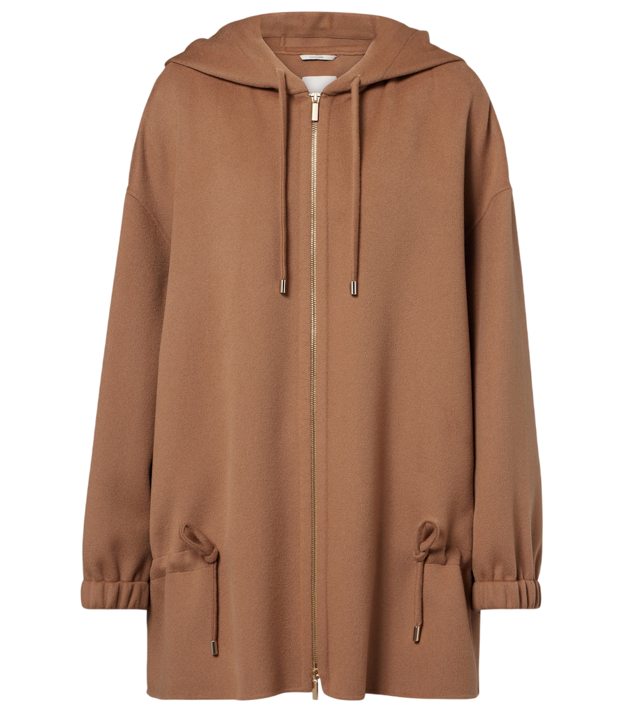 'S Max Mara Hooded virgin wool jacket