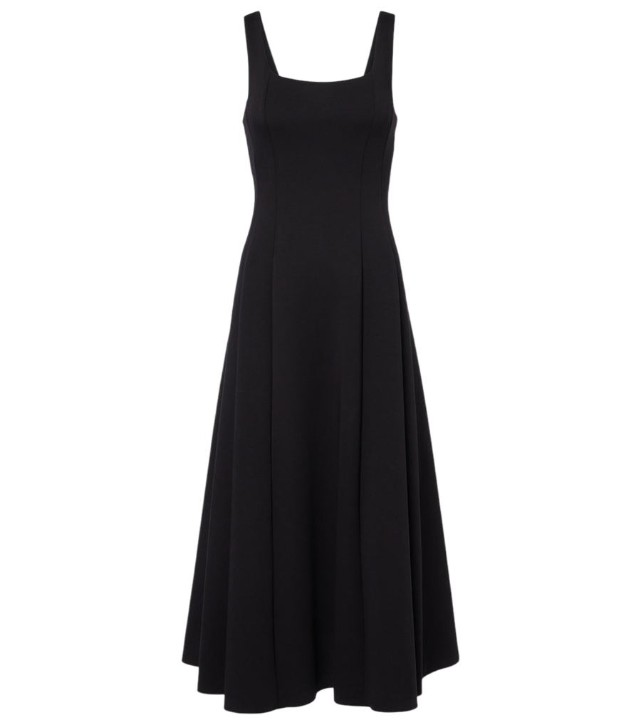 Robe midi plissée en coton mélangé 'S Max Mara Platani