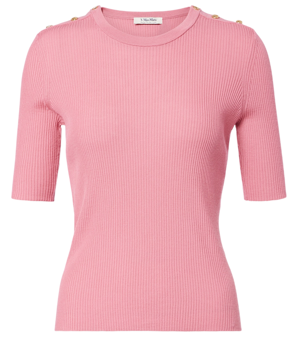 'S Max Mara Ribbed-knit wool top