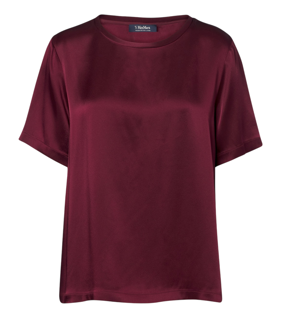 T-shirt en satin 'S Max Mara