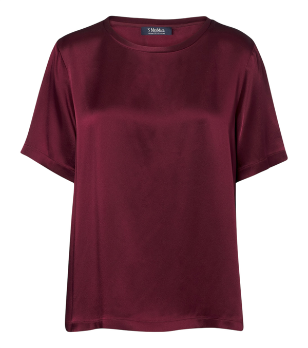'S Max Mara T-shirt de cetim
