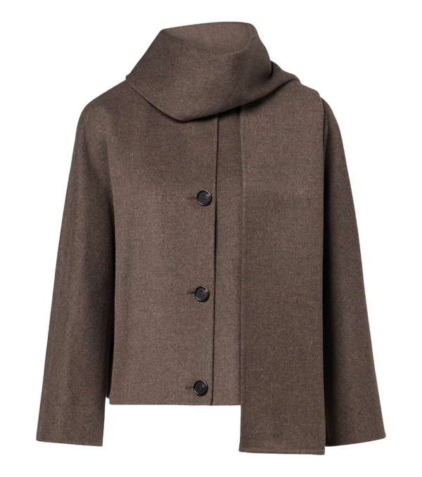 'S Max Mara Scarf-detail wool jacket