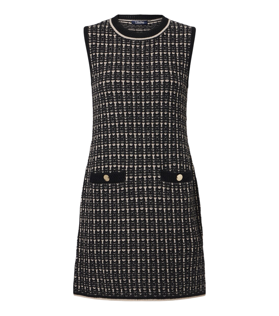 'S Max Mara Wool and cashmere bouclé minidress