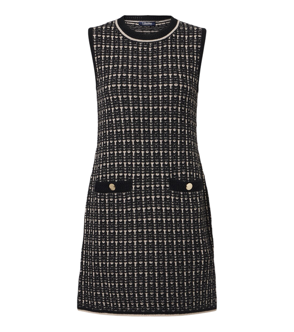 'S Max Mara Wool and cashmere bouclé minidress