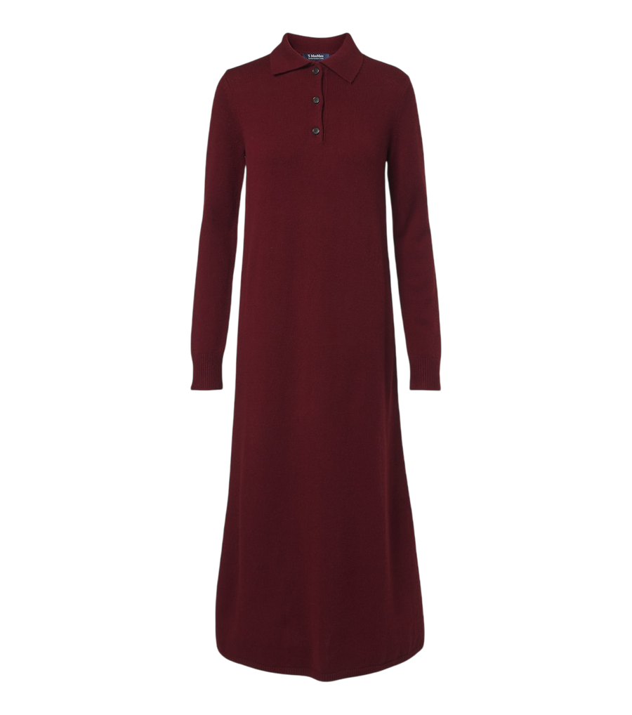 'S Max Mara Wool and cashmere polo dress