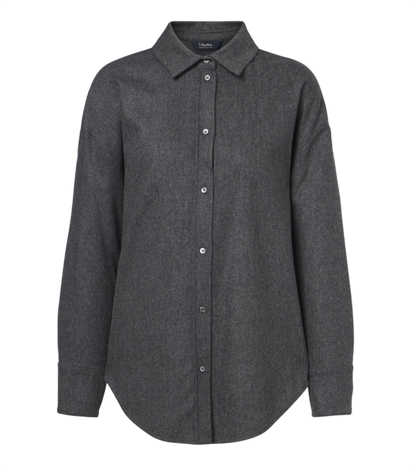 'S Max Mara Camisa de flanela de lã