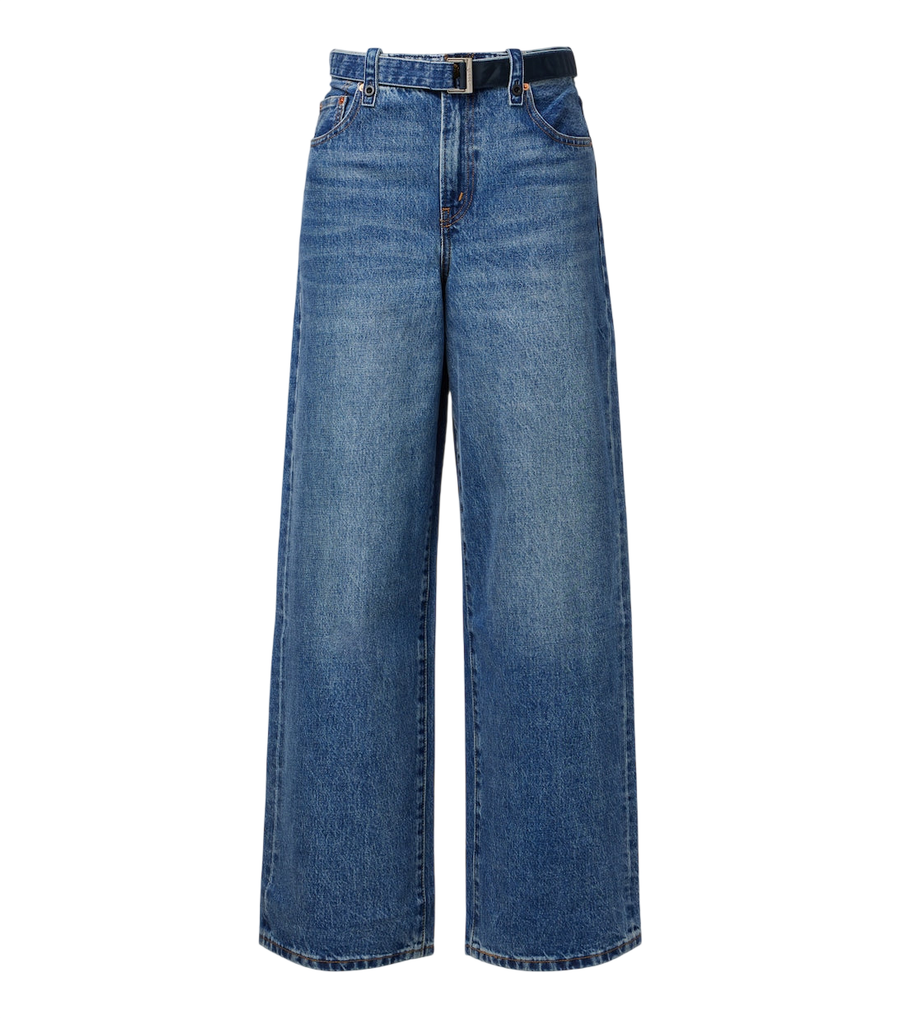 Jean large ceinturé Sacai