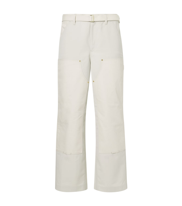 Sacai Belted wide-leg pants