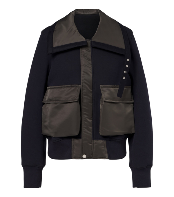 Sacai Cotton-blend blouson jacket
